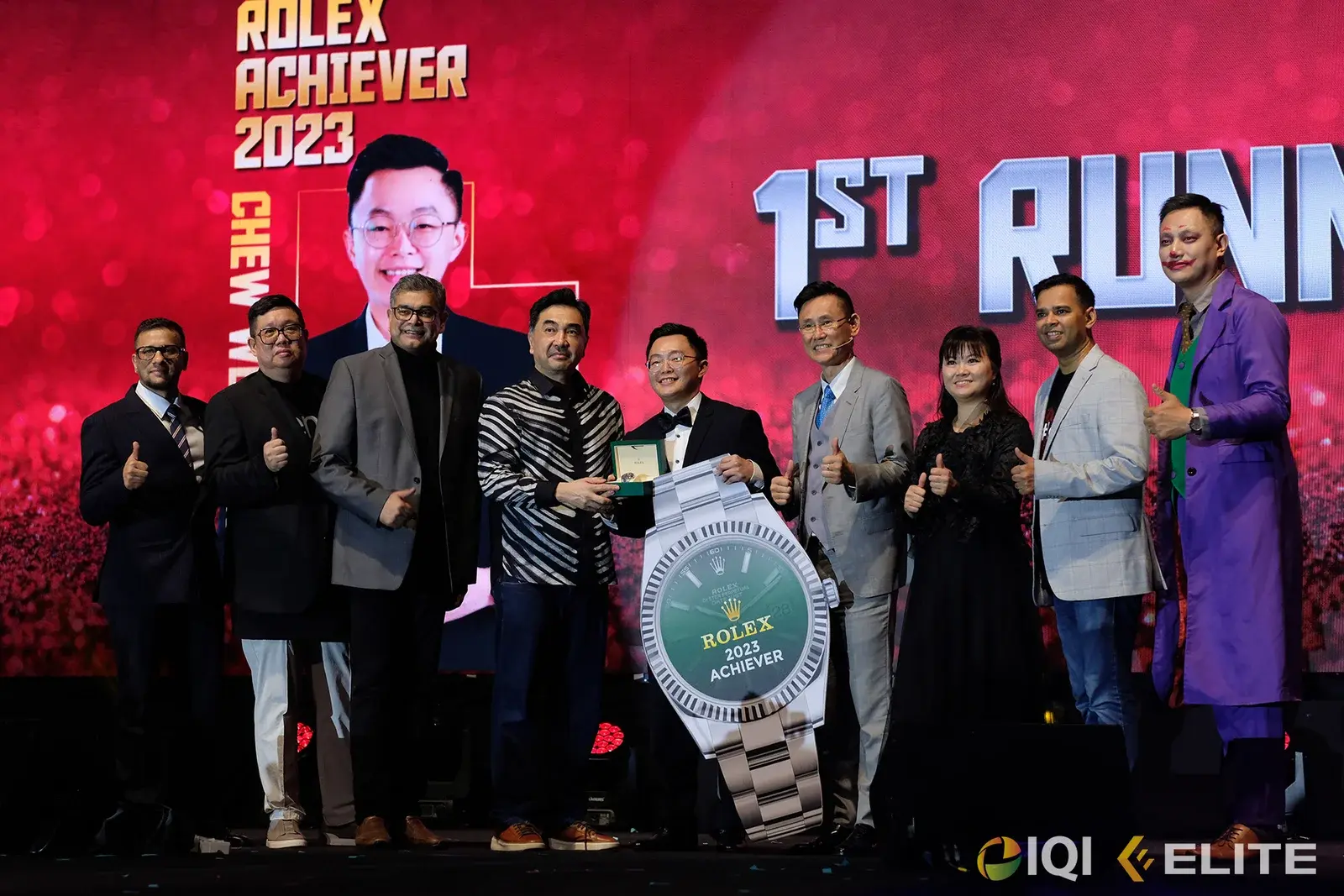Wei Loong 获得 2023 年 Rolex Achiever 肯定